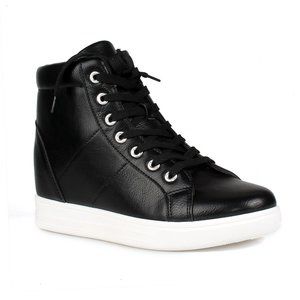 Cabo-01 Lace up Wedge Sneakers